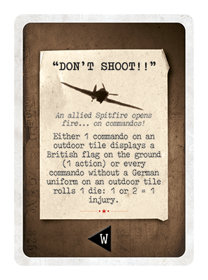 Event card « Don’t shoot !! »